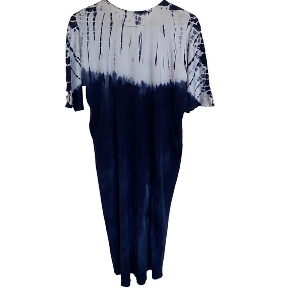 Raquel Allegra Bleached Midi Cotton T-Shirt Dress, Size 1/Small - Picture 5 of 15